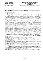 Đề KSCL Thi Tốt Nghiệp 2026 Môn Ngữ Văn Cụm Trường Bắc Ninh Lần 1 Có Đáp Án