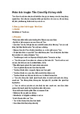 Phân tích truyện Tấm Cám đầy đủ hay nhất