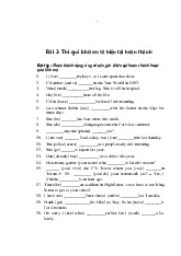 Bài 17 Thì quá khứ đơn và hiện tại hoàn thành môn Tiếng Anh    | Học viện Nông nghiệp Việt Nam