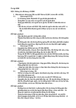 Ôn tập Giáo dục học | Đại học Sư Phạm Hà Nội