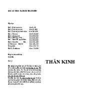 500 Câu Trắc Nghiệm Thần Kinh | Đại học Y Dược Cần Thơ