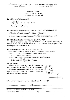 Đề thi giữa học kỳ 2 Toán 8 năm 2020 – 2021 phòng GD&ĐT Tây Hồ – Hà Nội