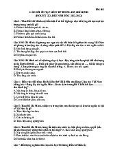 Câu hỏi ôn tập LSĐ/ Trường đại học Nguyễn Tất Thành