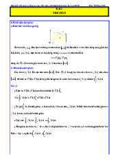 Các dạng bài tập tích phân Toán 12 CTST