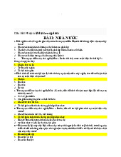 Câu hỏi Pháp luật đại cương | Pháp luật đại cương | Đại học Công nghiệp Thành phố Hồ Chí Minh