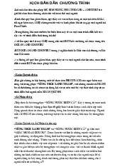 Kịch Bản Thời Trang Tái Chế - Đêm GALA 11B9: OCEAN AND COUNTRY