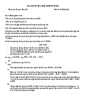 bài tập về nhà kinh tế vĩ mô | Đại học Kinh tế Thành phố Hồ Chí Minh