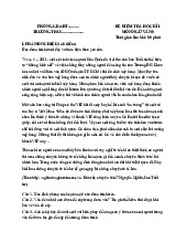 Đề thi học kỳ 1 môn Ngữ Văn lớp 9 năm học 2024 - 2025 | Bộ sách Chân trời sáng tạo