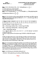 Đề Tham Khảo Toán Tuyển Sinh 10 Năm 2025-2026 Có Đáp Án (Đề 3)