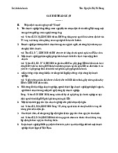 Bài tập nhận định đúng sai về Luật kinh doanh | Đại học Nội Vụ Hà Nội