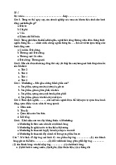 Trắc nghiệm Marketing căn bản | Đại học Nguyễn Tất Thành