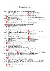 Câu hỏi thi kết thúc học phần môn Điều dưỡng cơ sở 1 |  Đại học Y khoa Phạm Ngọc Thạch