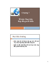 Bài giảng Chương 7: Tổ chức thực hiện Hợp đồng xuất khẩu môn Quản trị xuất nhập khẩu | Đại học Kinh tế Thành phố Hồ Chí Minh