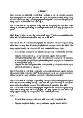 Câu Hỏi Tham Khảo Môn Triết học Mác - Lênin | Đại học Sư phạm Thành phố Hồ Chí Minh