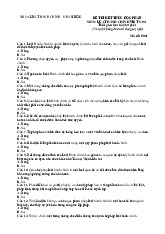 Đề cương môn Luật hành chính - Trường Đại học lao động -  xã hội.