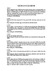 Câu hỏi và Đáp án kế toán tài chính | Đại học Kinh tế kỹ thuật công nghiệp