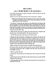 Các vấn đề pháp lý về logistics | Trường đại học Điện Lực