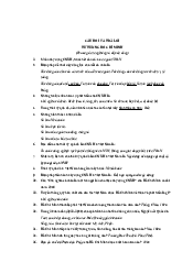 Câu hỏi và trả lời môn Tư tưởng Hồ Chí Minh | Trường Đại học Mở Thành phố Hồ Chí Minh