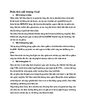 Phân tích môi trường vĩ mô cho REFRESH và thách thức ngành mỹ phẩm. Môn Kinh tế vĩ mô (UET) | Trường Đại học Công nghệ, Đại học Quốc gia Hà Nội.