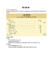Review Chap 4 6 - Financial Accounting | Trường Đại học Quốc tế, Đại học Quốc gia Thành phố HCM