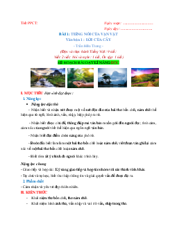 Giáo án Ngữ văn 7