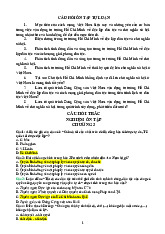 Đề cương môn Tư tưởng Hồ Chí Minh– khoa học  Trường Đại học bách khoa - Đại học đà nẵng.