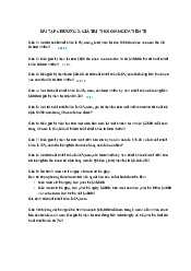 Bài tập chương 2  - Quản trị kinh doanh| Đại học Kinh Tế Quốc Dân