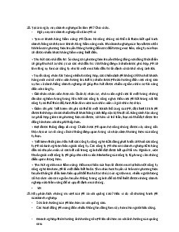 Câu hỏi ôn tập môn Phân tích định lượng có gợi ý trả lời