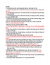 Đề thi trắc nghiệm - Đường lối Quốc phòng môn Giáo dục quốc phòng | Trường Đại học Bách Khoa Hà Nội