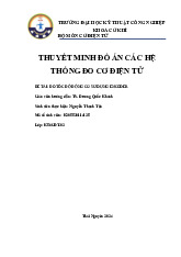 Đo tốc độ động cơ dụng sử dụng Encoder - Thuyết minh đồ án các hệ thống đo cơ điện tử