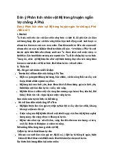 Dàn ý Phân tích nhân vật Mị trong truyện ngắn Vợ chồng A Phủ