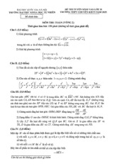 Đề tuyển sinh lớp 10 môn Toán (vòng 2) năm 2025 trường chuyên KHTN – Hà Nội