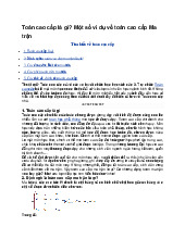 Toán cao cấp là gì? Một số ví dụ về toán cao cấp Ma trận