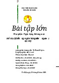 Bài tập lớn: Hệ thống Ngân hàng Thương mại tại Mỹ môn Ngân hàng thương mại | Học viện Ngân hàng