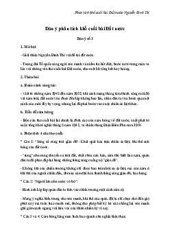TOP 4 mẫu Phân tích khổ cuối bài Đất nước Nguyễn Đình Thi hay chọn lọc | Văn mẫu lớp 12