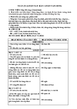 Bài 9 Giáo án buổi 2 Toán 1 | Kết nối tri thức với cuộc sống (HK1)