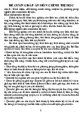 Đề cương đáp án môn chính trị học | Học viện Báo chí và Tuyên truyền