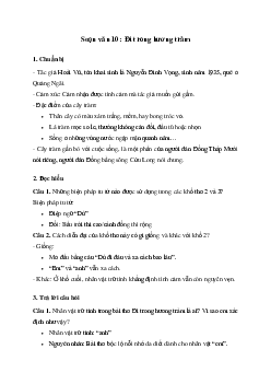 Soạn bài Đi trong hương tràm - Cánh diều 10