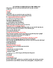 TOP Câu hỏi Trắc Nghiệm Môn Quản trị chiến lược | Đại học Kinh Tế Quốc Dân