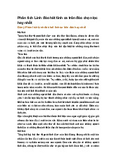 Phân tích Lính đảo hát tình ca trên đảo chọn lọc hay nhất