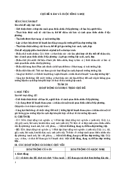 Giáo án Hoạt động trải nghiệm lớp 4 CHủ đề 8 | Chân trời sáng tạo