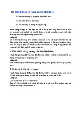 Giải SGK Tin học 12 Chân trời sáng tạo Bài B2: Các chức năng mạng của hệ điều hành