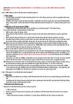 Điều kiện ra đời và tồn tại của sản xuất hàng hoá? | Đại học Sư Phạm Hà Nội