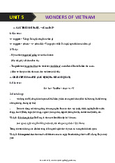 Unit 5 Grammar- Trường Đại học Ngoại ngữ- Đại học Quốc gia Hà Nội