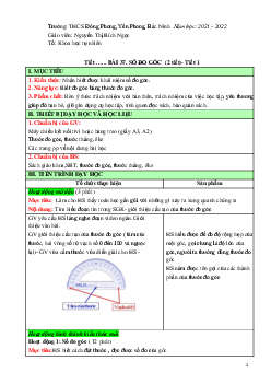 Chương 8 Bài 37: Số đo góc | Bài giảng  Toán 6 | Kết nối tri thức