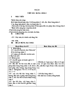 Giáo án Toán 2 sách Kết nối tri thức với cuộc sống (Cả năm) | Tuần 22