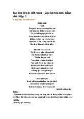 Tập đọc lớp 5: Đất nước - Giải bài tập Sgk Tiếng Việt 5 tập 2