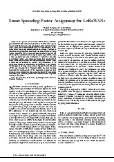 Smart Spreading Factor Assignment Strategies for LoRaWANs | Iot và ứng dụng | Học viện Công nghệ Bưu chính Viễn thông