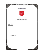 Báo Cáo Cuối Kỳ Đồ Án Các Nền Tảng Phát Triển Phần Mềm - 222_71ITDS30103 | Đại học Văn Lang