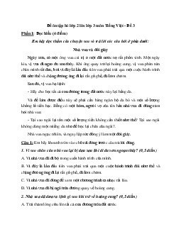 Phiếu bài tập ôn hè lớp 2 lên lớp 3 năm 2024 môn Tiếng Việt - Đề 3